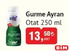 OTAT GURME AYRAN 250 ML fiyat ve kampanya bilgisi